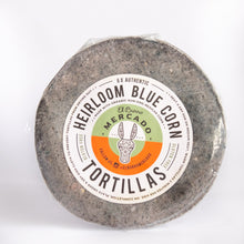 Load image into Gallery viewer, 6 Blue Mexican Heirloom Corn Tortillas