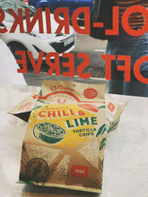 Load image into Gallery viewer, Chipotle and Lime Nacho Chips 100g